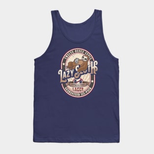 Lazy Sloth Lager Tank Top